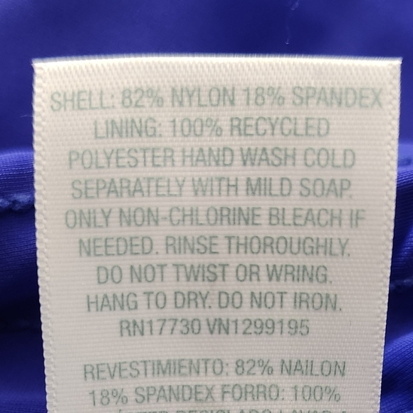 NWT Kona Sol Blue High Coverage Swim Shorts Size Large - Picture 8 of 8